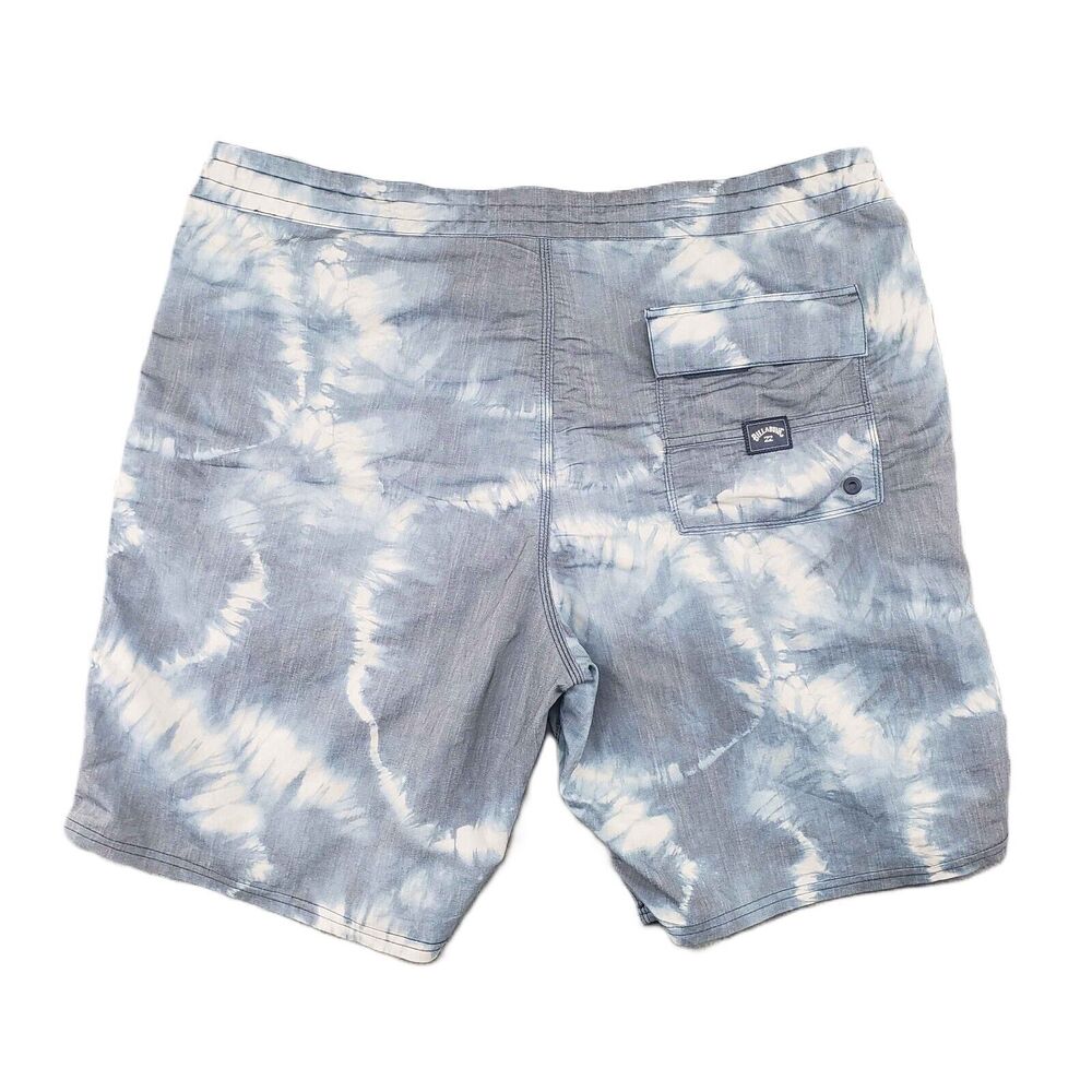 Billabong Recycler Board Shorts Mens Size 36 Blue Tie Dye Swim‎ Skate Trunks - Picture 2 of 5